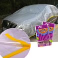 thumbnail image 5 of MYG Polythylene Dust Sheet Large Clear Waterproof Cover Protection Plastic for Outdoor Furniture, Sofa, Desk, Chair, 2.75x3.65m, Transparent, 5 of 5