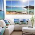 thumbnail image 1 of Blue Baja California Beach - Seashore Canvas Art Print, 1 of 1