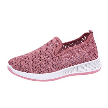 XZNGL Chaussures pour Femmes Chaussures de Marche Chaussures pour Femmes Mode Respirantes Compensées à Enfiler Espadrilles Décontractées Mocassins Chaussures