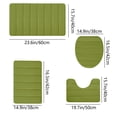 thumbnail image 3 of Memory Foam Bath Mat Sets 4 Piece,Extra Soft Bathroom Rugs Non Slip and Absorbent Mats,Soft Absorbent Memory Foam Bath Mats Set,Dry Fast Bath Mat,Thick Machine Washable Bath Rug Set for Bathroom, 3 of 9