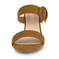thumbnail image 2 of BLISSFUL STEP Women's Buckle Stiletto Heels Slide Sandals, 2 of 6