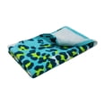 thumbnail image 2 of MAINSTAYS BEACH TOWEL -- Cheetah Teal, 2 of 2