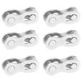 thumbnail image 1 of Xingzhi 6pcs Bike Chain Link Bicycle 11 Speed Stainless Steel Chain Link Bike Repair Cycling Accessory, 1 of 4