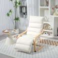 thumbnail image 2 of HOMCOM Modern Accent Chair with Footrest, Upholstered Comfy Armchair, 2 of 10