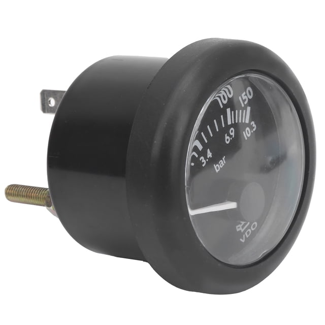 Oil Pressure Gauge, Car Motor Pressure Meter Low Power Consumption Simple Operation Plastic Corrosion Proof With High Accuracy For Agricultural Machinery DC24V,DC12V