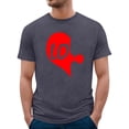 thumbnail image 2 of Chandails des Fêtes pour Couples Assortis T-Shirts de la Saint-Valentin Décontractés à Manches Courtes Mode à Imprimé Cœur Col Rond T-Shirts Légers Confortables Doux Tenue de Vacances pour Lui et Elle Vêtements Gris TTG, 2 of 5