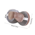 thumbnail image 3 of PEONAVET Polyester Eye Masks Pillows 2 In 1 U Shaped Pillow with Eye Mask Memorys Foam Travel Neck Pillow Shade Sleep Mask Office Nap Support for Airplane Car Home Use, 3 of 6