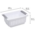 thumbnail image 4 of Panier empilable de Sterilite - Blanc, 4 of 5