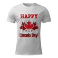 thumbnail image 1 of TIMIFIS T-Shirts à Manches Courtes pour Femmes, Col Rond Décontracté, T-Shirts Imprimés Feuille d'Érable du Canada, Hauts Vintage d'Été, 1 of 3