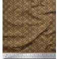 thumbnail image 1 of Soimoi Poly Georgette Fabric Artistic Floral Print Sewing Fabric Yard 42 Inch Wide, 1 of 3