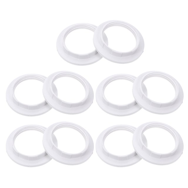10 Pcs Support de Lampe E27 Pratique Simple Anneaux de Fixation en Plastique