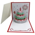 thumbnail image 3 of Unique 3D Pop-Up Cake Musical Birthday Card with LED Yellow Light - Cute Handwritten Greeting Card for Kids, Eco-Friendly Paper Cut Design, Includes Matching Envelope, Perfect Birthday Party, 3 of 6