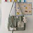 thumbnail image 3 of Large Capacity Cartoon Nylon Crossbody Bag - Adjustable Strap, Spacious Polyester Lining, Durable Messenger Handbag for School and Casual Use - No Edge Paint, Stylish and Fun Design, 3 of 6