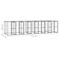 thumbnail image 4 of vidaXL Niche pour Chien Extérieure en Acier 16.94 M2, 4 of 4