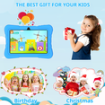 thumbnail image 3 of VEAT00L T08 Kids Tablet 7 inch,Android 12 Tablet,32GB ROM 128GB Expand,Parental Control,Kids Software Pre-Installed, Dual Camera,Android Learning Tablet, 3 of 6