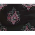 thumbnail image 4 of oneOone Georgette Viscose Fabric Leaves|Floral & Paisley Block Printed Craft Fabric BTY 42 Inch Wide, 4 of 4