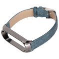 thumbnail image 2 of Watch Bands, Skin Friendly Smart Watch Bands Comfortable Feeling Fashionable Retro  For  Mi Band 5 Blue Denim Black Shell,Blue Denim Gold Shell,Gray Denim Black Shell,Gray Denim, 2 of 8