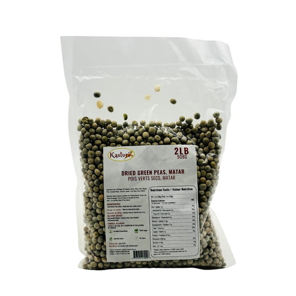 Kasturi Green Peas Whole Dried Marrowfat Peas (Vatana/Matar) 2lb
