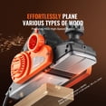 thumbnail image 3 of VEVOR Electric Hand Planer, 3-1/4" width Corded Electric Hand Planer, 16500 RPM High-Speed Powerful Electric Handheld Planers, 3 of 9