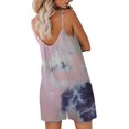 thumbnail image 4 of ORUYROP SNUGWIND Femmes Casual Sans Manches Sangle Lâches Combinaisons Réglables Stretch Shorts Romper avec Poches, 4 of 4