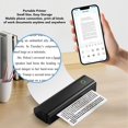 thumbnail image 3 of Compact Printer, Portable Inkless Printer 15mm/s Print Speed  for 210/216mm Paper for Home Use, 3 of 7
