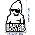thumbnail image 2 of LAICAIW Baby On board Sticker for Car, Baby On Board Sign, Baby In Car Sticker Sign, Kids On Board Car Sign, Baby On Board Baby Safety Sign Car Sticker, Funny Safety Caution Decal Sign for Car Windo, 2 of 7
