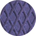 thumbnail image 1 of Ahgly Company Tapis d'Intérieur Lavable à la Machine, Carré, Transitionnel, Bleu, Tapis de Zone, 3 Pieds Carré, 1 of 7