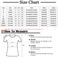 thumbnail image 3 of EGNMCR T-Shirts pour Femmes Femmes Grande Taille Manches Courtes Col en V Blouse à Imprimé Chandail Hauts Manches Courtes Blouses, 3 of 8