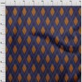 thumbnail image 4 of oneOone Polyester Spandex Brown Fabric Argyle Craft Projects Decor Fabric Printed By The Yard 56 Inch Wide, 4 of 4
