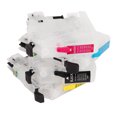 thumbnail image 2 of Ink , No Leakage Printer Refill Box PP Material 4 Colors Permanent Chip With Snaps For Printing Photo Document LC123,LC223,LC133,LC233,LC203, 2 of 8