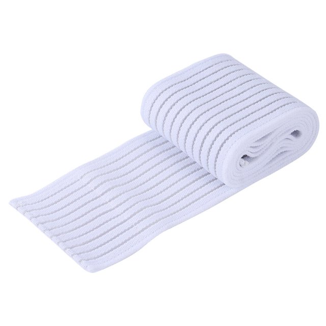 Bandage Élastique Auto-Adhésif Portable Protecteur Extérieur Nylon Blanc 120cm