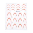 thumbnail image 2 of HOARBOEG Nail Gradient French Sticker Crescent Smile Sticker-thin French Lines Arcs-assisted Nail Decal Ornaments Clearance Sale, 2 of 7