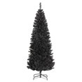 thumbnail image 1 of HOMCOM 6FT Artificial Christmas Tree with Automatic Open for Home Black, 1 of 10
