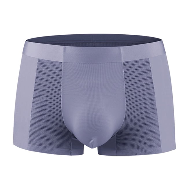 B91xZ Boxeurs pour Hommes avec Ceinture Couverte, Bleu L