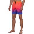 thumbnail image 4 of Shorts de Plage à Cordon de Serrage pour Hommes Orange 36, 4 of 5