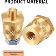 thumbnail image 1 of NATEFEMIN 17-19mm 15-17mm Battery Terminal Extender Brass Material Stable Performance For Automotive Marine Battery Use, 1 of 6
