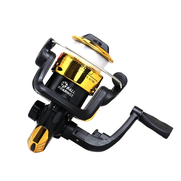 Moulinet de Pêche avant Interchangeable avec 521 Rapports de Vitesse et 3 Roulements pour une Force de Déchargement Fluide