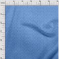 thumbnail image 3 of oneOone Cotton Silk Medium Blue Fabric Asian Block Craft Projects Decor Fabric Printed By The Yard 42 Inch Wide, 3 of 4