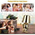 thumbnail image 2 of Mistaha Golden Thinker Lampe de Table Miniature - Style sur Pied [8047], Matériau en Résine Unique, Commande Tactile et Intensité Réglable, Déco Maison Élégante pour Chambre et Salon, Rechargeable par USB, Batterie de 12 Heures, 2 of 6