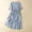 Blue, variant on Linen Dress Women, Summer Long Maxi Dress with Embroidery, Loose Fit Casual Dress for Vacation and Wedding