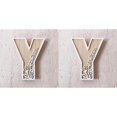 thumbnail image 1 of 5 Inch Wooden Letters for Wall Decoration – for 's Room Craft Projects Name Signs Weddings and Home ,2 Pack, 1 of 6
