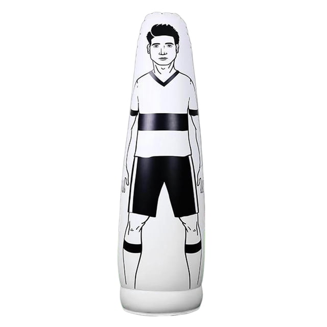 Decodeary Inflatable Football Training Dummy for Defender Wall Durable Boxing Punching Bag yellow 175cm white 160cm