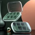 thumbnail image 3 of Weekly Pill Organizer with Pill Cutter | 7 Compartment Travel Pill Case | Portable Medicine Storage Box for Daily Medication and Small Items | Round Pill Container for Home, Office, and Travel, 3 of 3