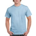 thumbnail image 1 of Gildan Men's Ultra Cotton Tee, Light Blue, Medium, 1 of 1