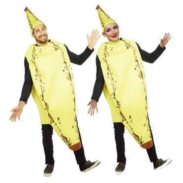 Partyholic costume de banane pour adultes, taille unique
