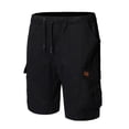 thumbnail image 1 of TopLLC Shorts pour Hommes, Shorts pour Hommes Shorts Cargo pour Hommes Shorts de Course pour Hommes Multiples Poches Utilitaires Taille Élastique Shorts de Randonnée en Coton, 1 of 8