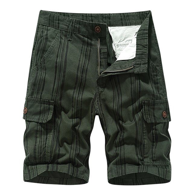 Birdeem Mens Plus Size Cargo Shorts Multi-Pockets Relaxed Summer Beach Shorts Pants