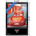thumbnail image 2 of Disney Pixar Cars 3 - Lightning Wall Poster, 22.375" x 34" Framed, 2 of 4