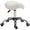 Cream White, variant on HOMCOM Height Adjustable Hydraulic Rolling Salon Stool Swivel Saddle Chair