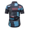 thumbnail image 4 of CEHVOM Chemise Hawaïenne à Manches Courtes pour Homme, Chemise de Plage Imprimée d'Été Décontractée à Boutons, Soldes, 4 of 6